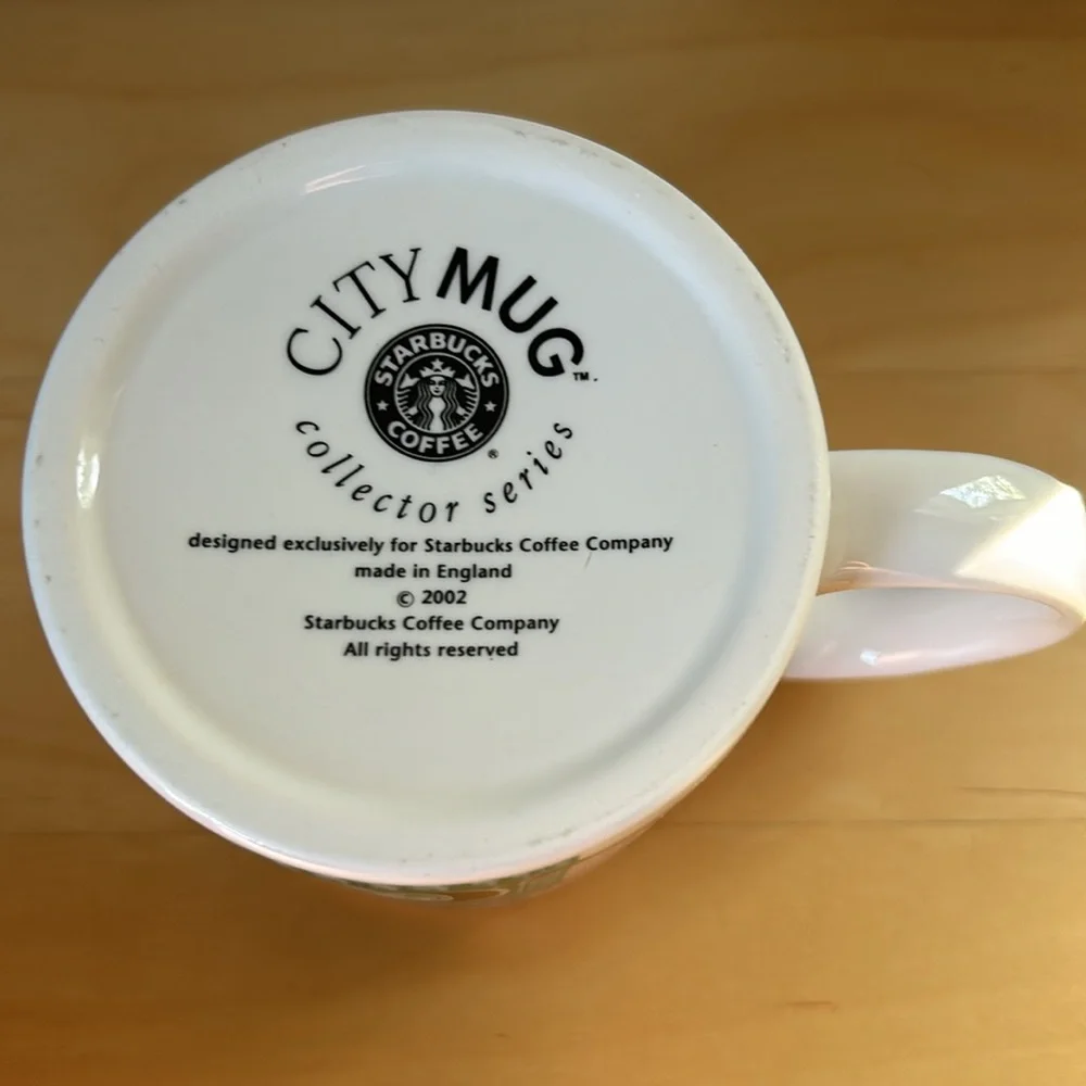 Starbucks Oversized London City Mug 2002 Made in England